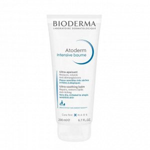Bioderma Atoderm Успокаивающий, увлажняющий Интенсив бальзам для кожи с атопическим дерматитом и зудом, 200 мл