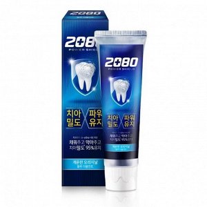 Защитная паста со вкусом мяты Dental Clinic 2080 Power Shield Blue Double Mint, 140г