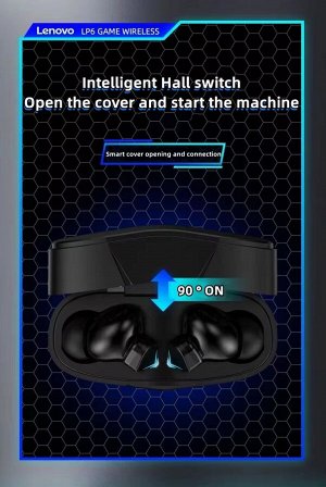 Беспроводные наушники Lenovo LP6 TWS с защитой от воды и RGB подсветкой