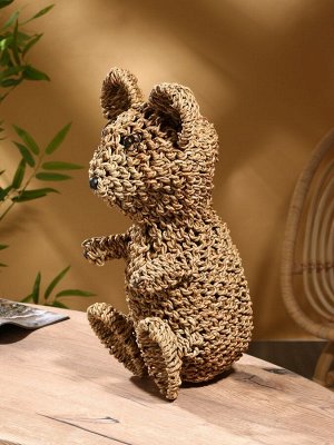 Сувенир плетёный «Мишка», 24x30x50 см, сиграсс