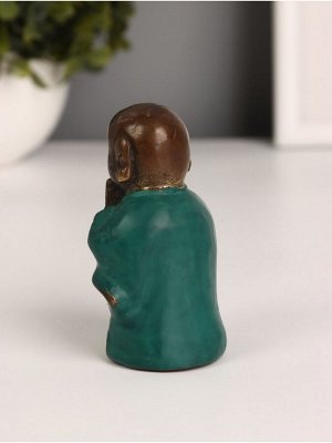 Сувенир «Монах», 5x4x8 см, бронза
