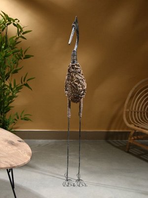 Сувенир плетёный «Цапля», 30x16x125 см