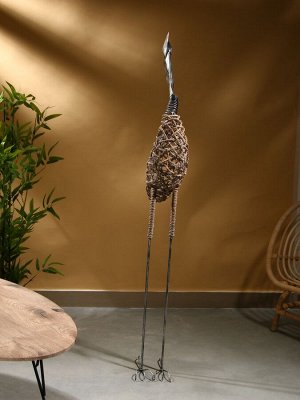 Сувенир плетёный «Цапля», 30x18x150 см