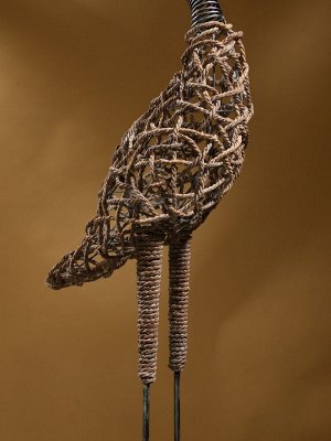 Сувенир плетёный «Цапля», 30x18x150 см