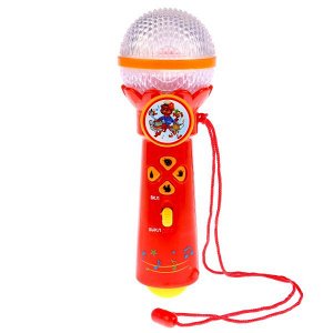 B1252960-R4 (192) Микрофон 20 потешек, свет, звук, апплодисменты, бист, на бат. Умка в кор.2*96шт