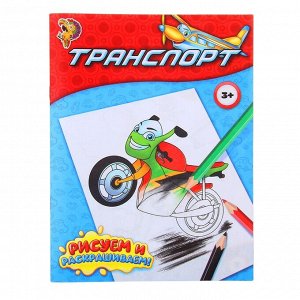 БУКВА-ЛЕНД Раскраска для мальчиков «Транспорт», 12 стр.