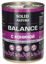 Solid Natura &quot;КОНИНА&quot; 340 г. влажный корм для СОБАК