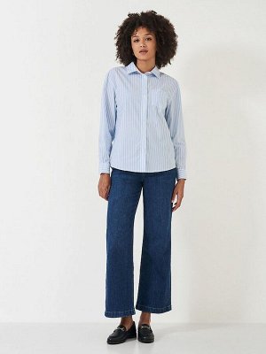 Crew Clothing Свободный крой Рубашка в полоску