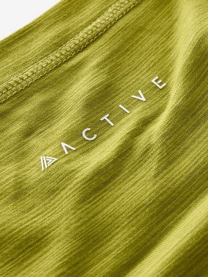 Ярко-зелёный - лёгкий топ с длинными рукавами Active