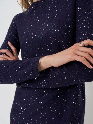 Синее трикотажное платье Crew Clothing с блестками