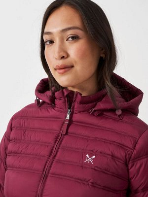 Красный - легкая утепленная куртка Crew Clothing Company