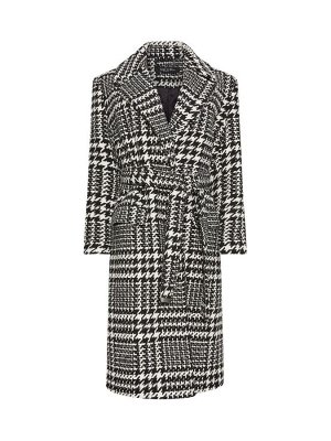 Пальто-халат M&Co Dogtooth