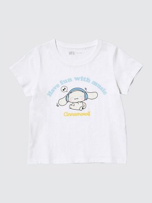 UNIQLO - детская футболка с персонажами Sanrio - 00 WHITE