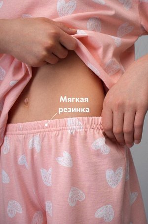 Пижама для девочки с шортами Happyfox
