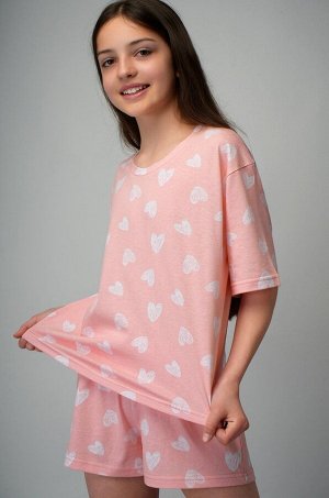 Пижама для девочки с шортами Happyfox