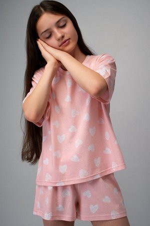 Пижама для девочки с шортами Happyfox