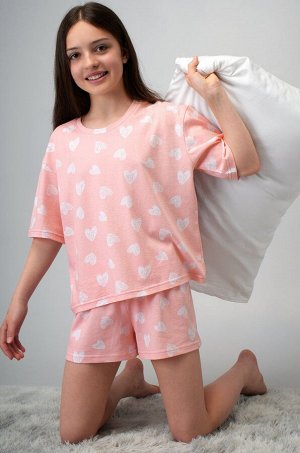 Пижама для девочки с шортами Happyfox