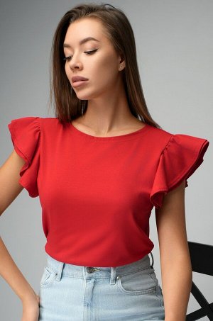 Женская блузка с коротким рукавом