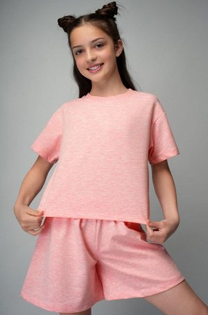 Костюм из футера для девочки оверсайз Happyfox