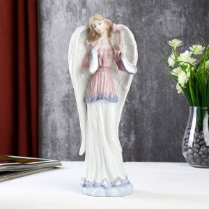 Сувенир керамика "Девушка-ангел с лирой" 31х9х13 см