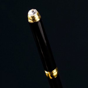 Ручка на подставке «Глобус», 16?6?20 см, с кристаллами
