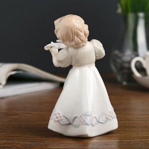 Сувенир керамика "Малышка со скрипкой" 13х8,5х8 см