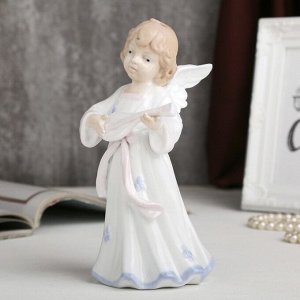 Сувенир керамика "Ангел с мандалиной" 17,5х9х9 см