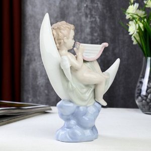 Сувенир керамика "Ангел  с музыкальным инструментом" цветной 21,5х9х19 см