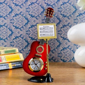 Часы настольные "Гитара с пюпитром", 19 х 8 см