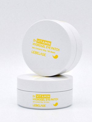 Lebelage Гидрогелевые патчи для глаз с витаминами / Dr.Vitamin Hydrogel Eye Patch, 60 шт.