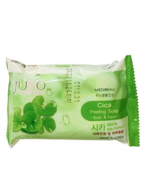 MEDIBEAU Косметическое пилинг-мыло для лица и тела с экстрактом центеллы / Cica Peeling Soap, 150 г