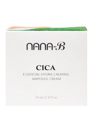 Nana-B Ампульный крем для лица успокаивающий с экстрактом центеллы / Cica Essential Hydra Calming Ampoule Cream, 70 мл
