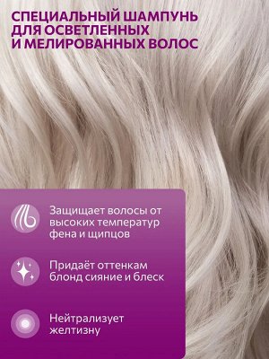 Шампунь для блонда и осветленных волос INTENSIVE delightex нейтрализатор желтизны 1000 мл