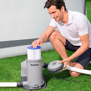 Картриджный фильтр-насос Bestway 9463л/ч, картридж IV, для бассейнов от 610 до 732 см