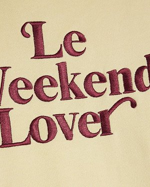 Желтая толстовка Le Weekend с длинным рукавом