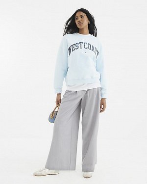 Синяя толстовка West Coast с длинным рукавом