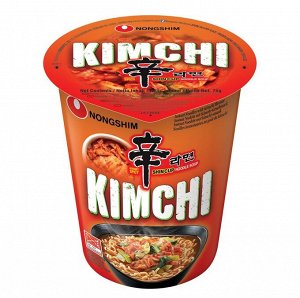 Лапша пшеничная Nongshim KIMCHI SHIN RAMYUN, 75гр Стакан, Ю.Корея (Шин Рамин КИМЧИ )