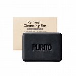 [SALE] PURITO RE:FRESH CLEANSING BAR CHARCOAL + SEA KELP (100gr) [EXP 05/2025], Мыло для лица и тела (уголь + морские водоросли) (100гр) [СРОК ДО 05.2025]