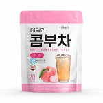 DANONGWON DAILY KOMBUCHA PEACH (5gr * 20ea), Чайный гриб в готовых пакетиках со вкусом персика (5гр * 20шт)