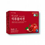 THEZOEN POMEGRANATE COLLAGEN PREMIUM (20g x 30 packs),Напиток растворимый   Коллагеновые стики желе со вкусом граната (20гр * 30 упаковок)