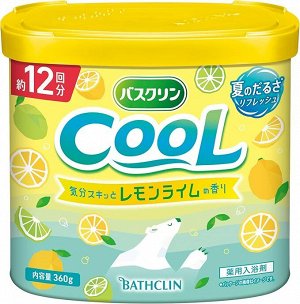 Соль для ванны на основе углекислого газа с охлаждающим эффектом Bathclin Cool