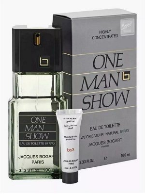 JACQUES BOGART ONE MAN SHOW edt (m) 100ml   м(н) тестер в слюде туалетная вода мужская