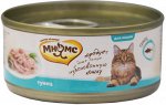 Влажный корм Мнямс для кошек Тунец в нежном желе 70 г