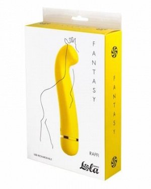 Перезаряжаемый вибратор Fantasy Raffi Yellow, цвет желтый