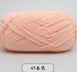 Пряжа коровка молочный хлопок