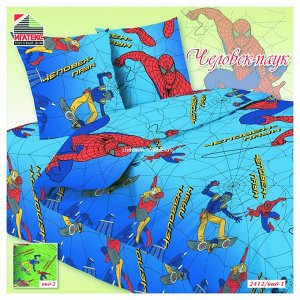 КПБ на детскую кровать 'Человек паук'