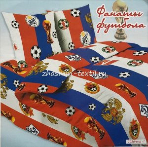 КПБ Бязь 3D 'Фанаты футбола' коллекция Жасмин 2936