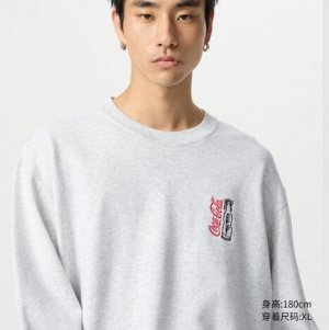 Унисекс UT Keith x coke толстовка с длинным рукавом с принтом 477982