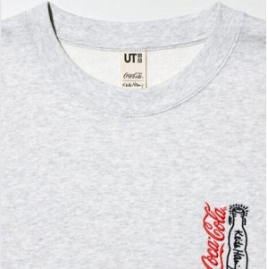 Унисекс UT Keith x coke толстовка с длинным рукавом с принтом 477982