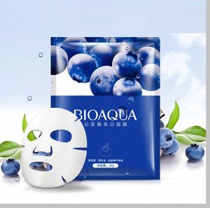 BIOAQUA голубика — отбеливающая маска для лица, 30г.